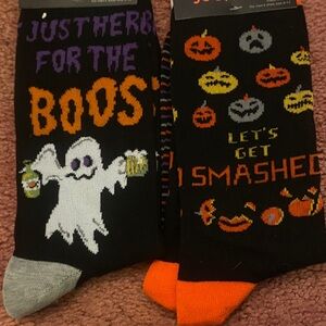 Halloween Ghost and Pumpkin Casual Socks